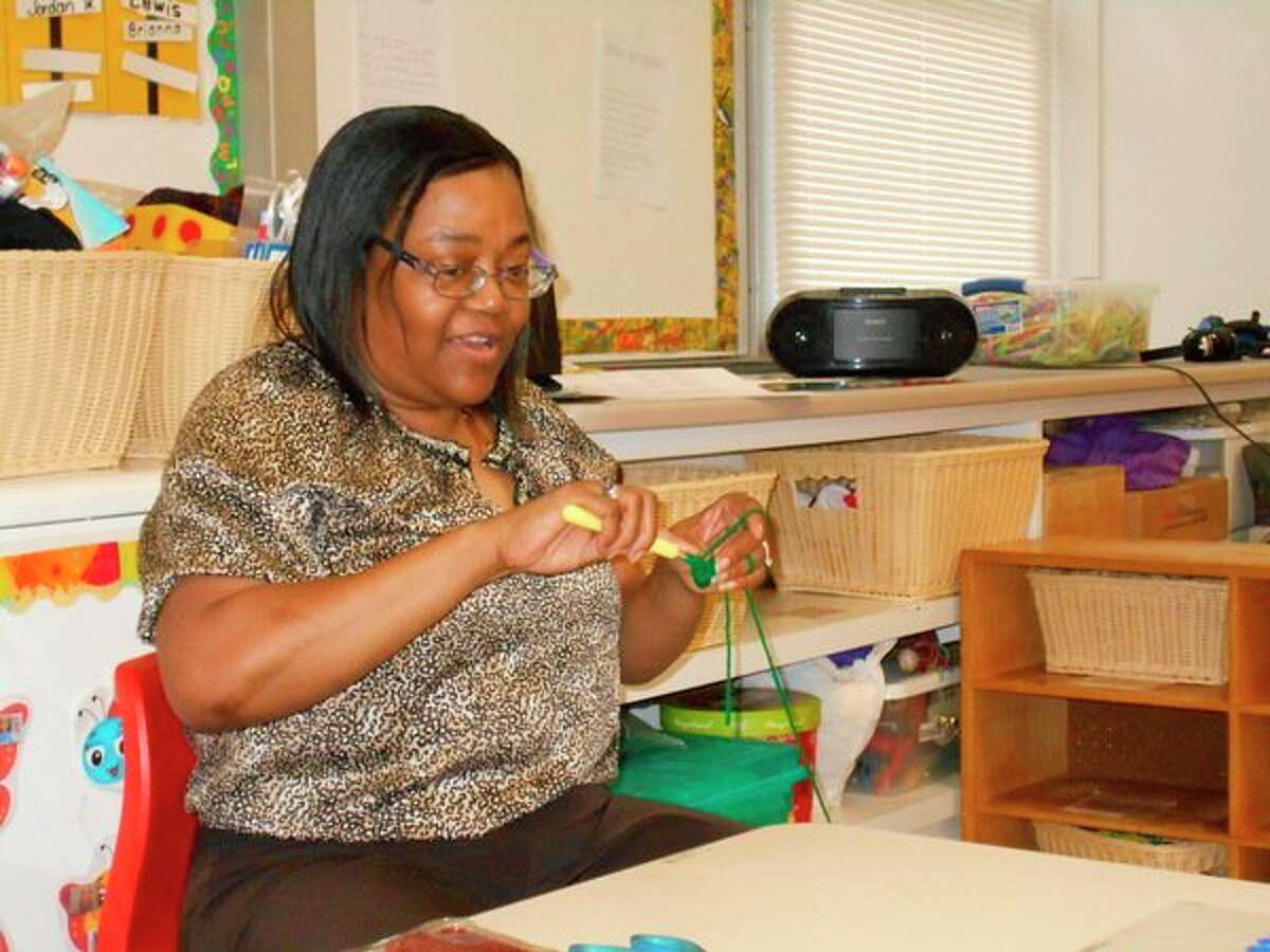 Children at Longview Early Childhood Center in the Midland 3 Head Start Inclusion program were treated to a visit from Sheila King, retired Dow employee. (Photo provided)