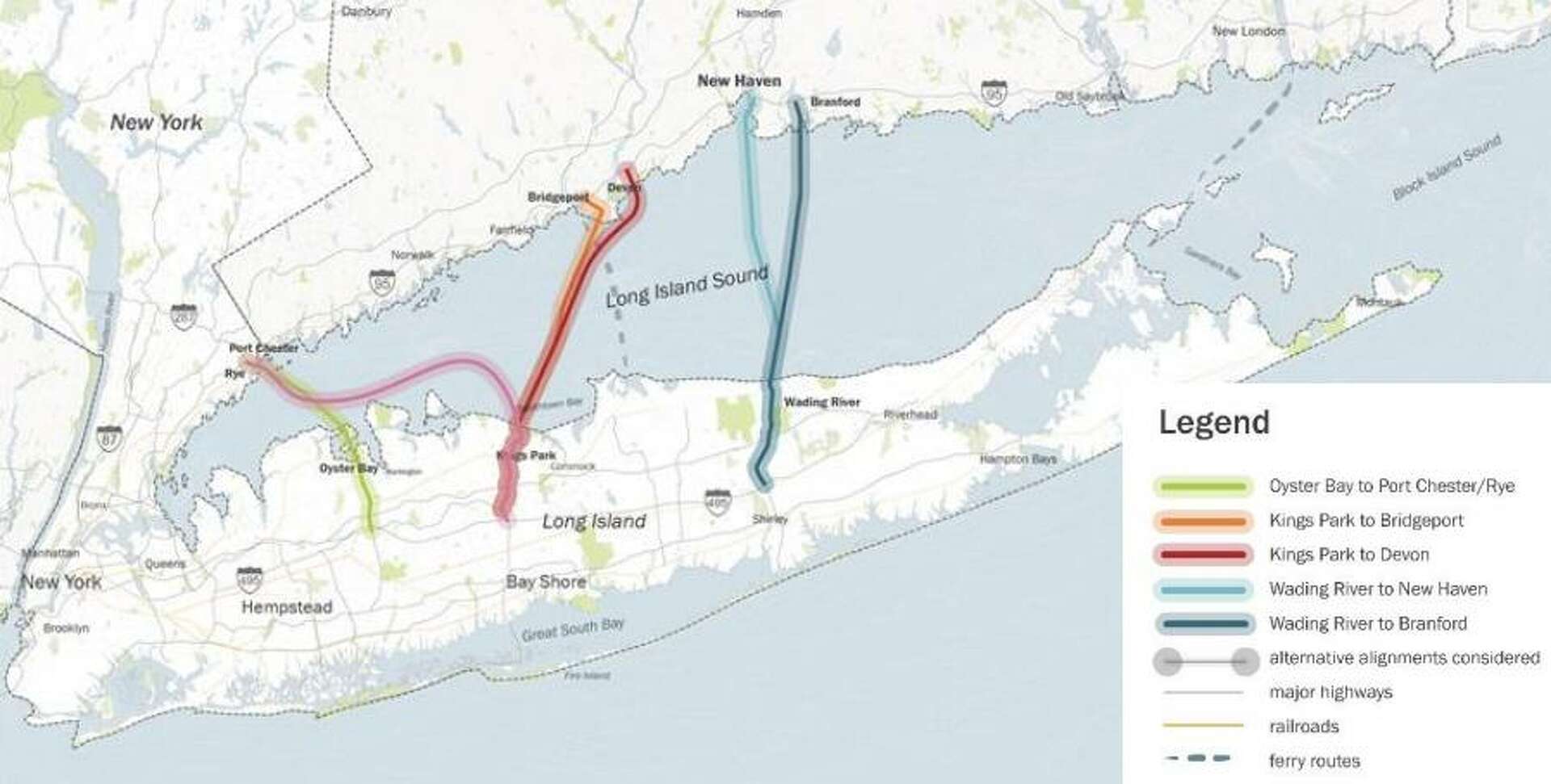 Bridge, tunnel plan for L.I. Sound still far off, if not far out