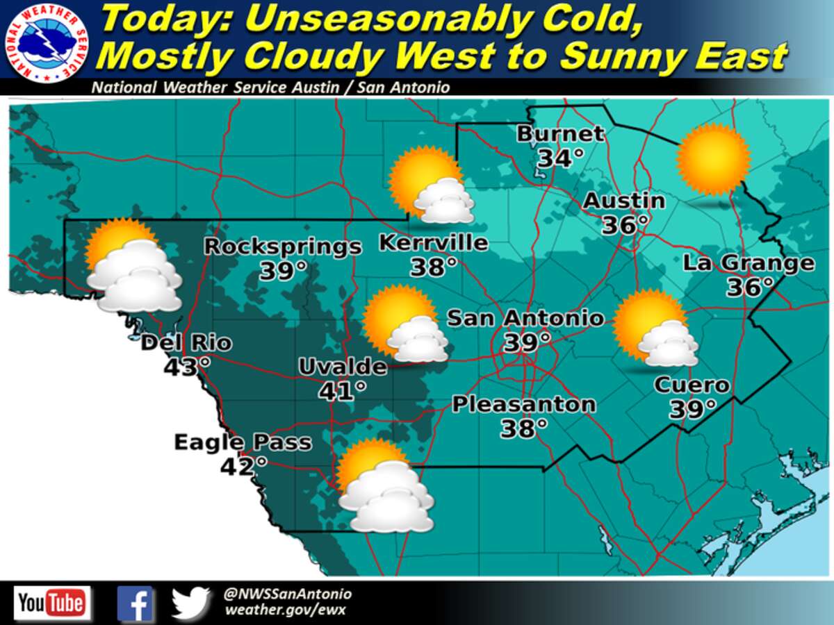 San Antonio to remain icy Wednesday before temperatures begin to climb