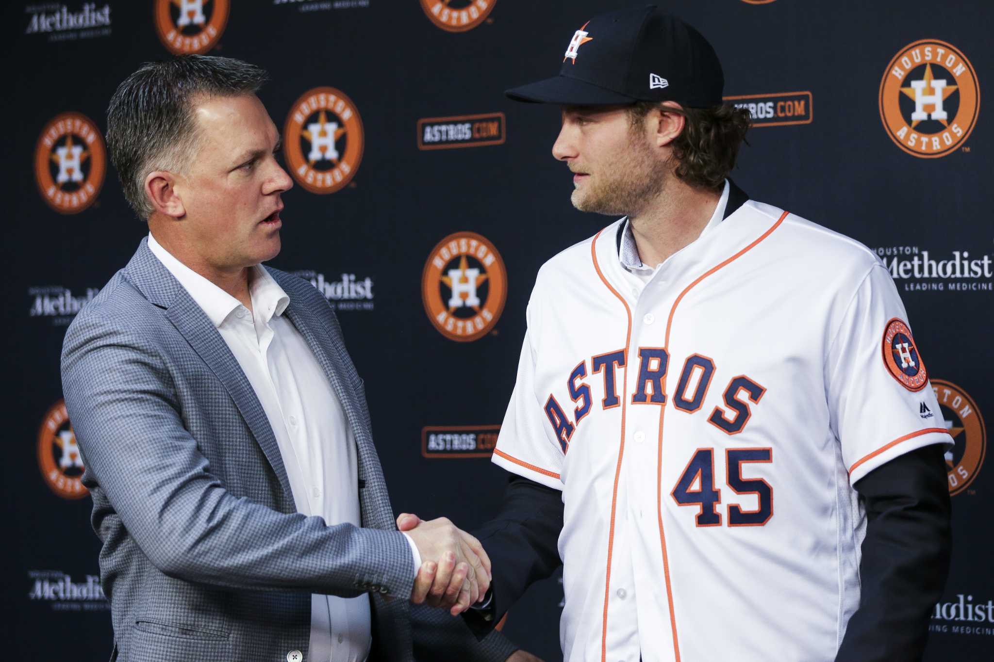 Astros pitcher Gerrit Cole introductory news conference