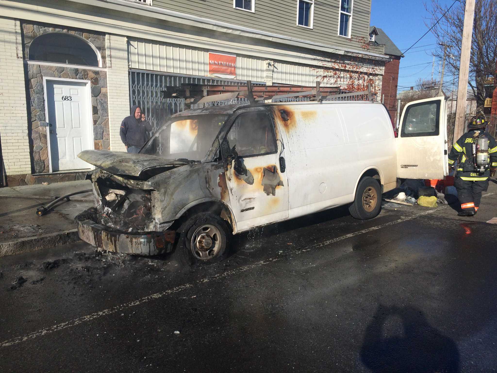 Truck Fire In Bridgeport Put Out Just In Time