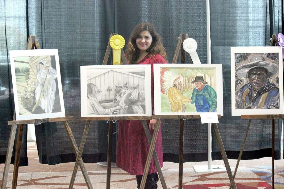 Huffman ISD students prepare for art show as winners announced