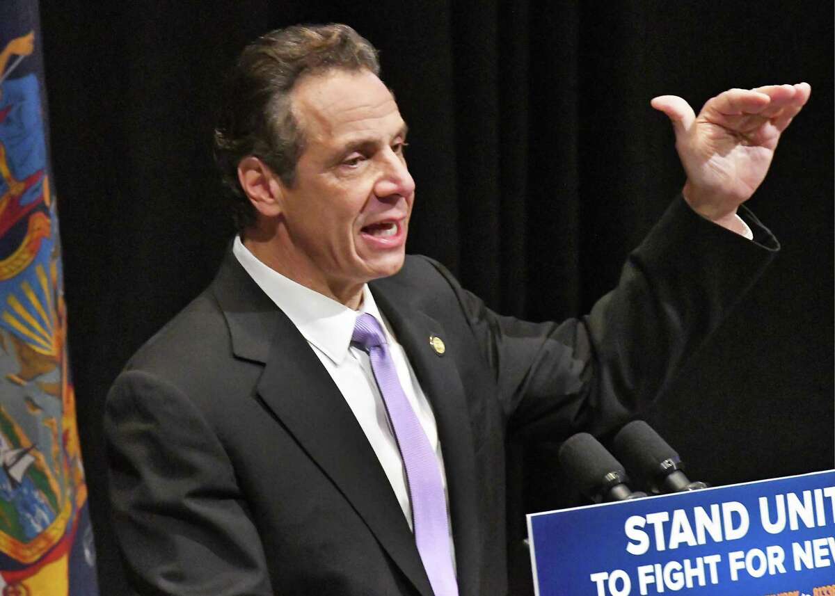 Gov. Andrew M. Cuomo on Tuesday, Jan. 16, 2018 in Albany, N.Y.
