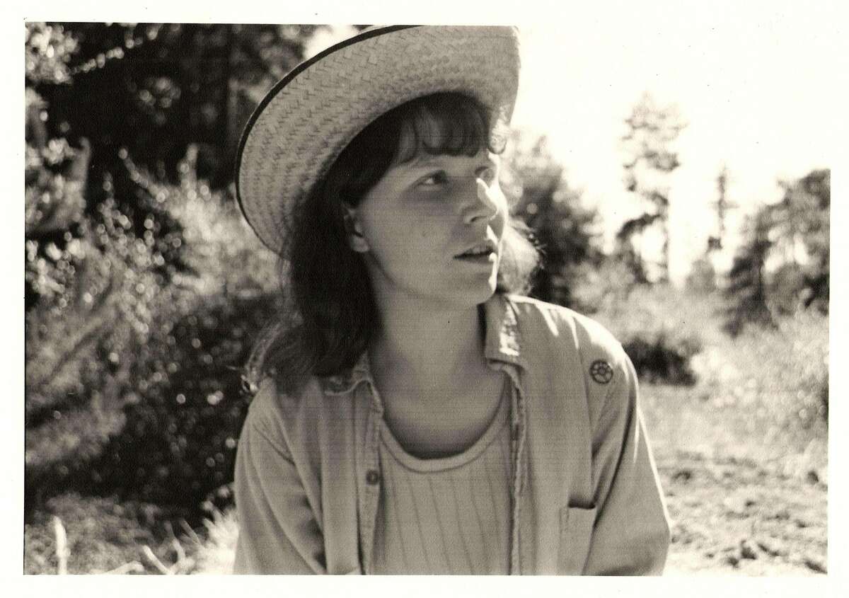 Vintage Pam with straw hat