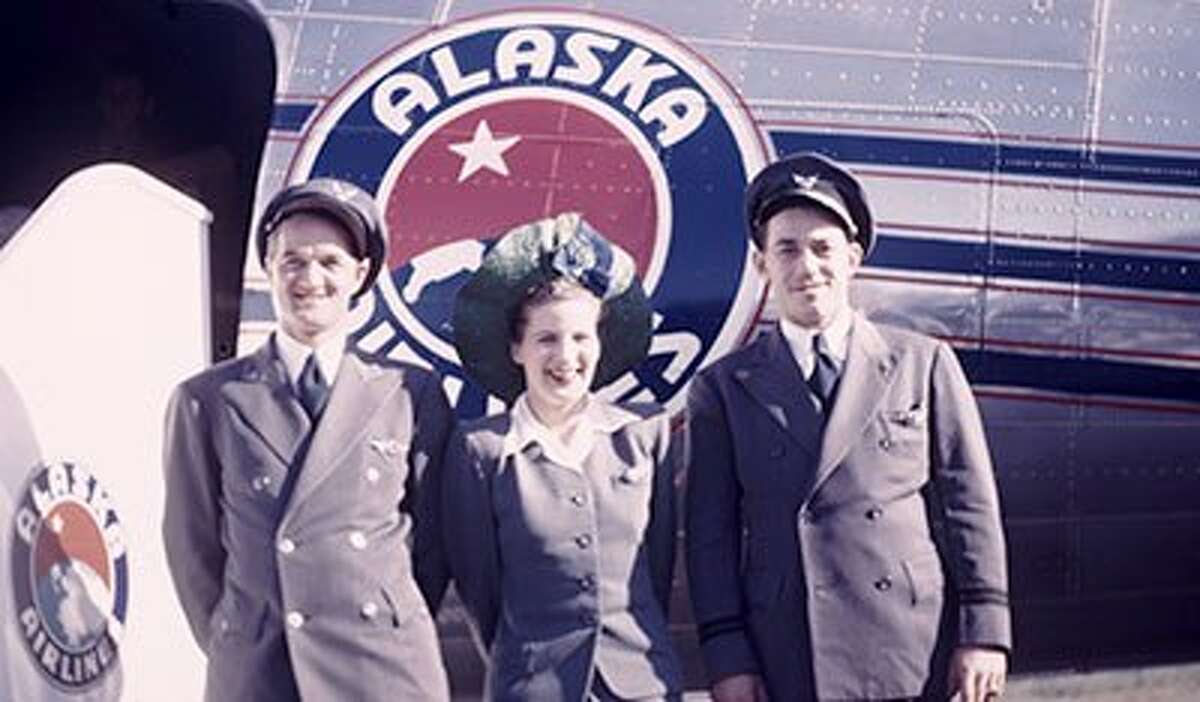 Alaska Airlines uniforms of the 1940s.