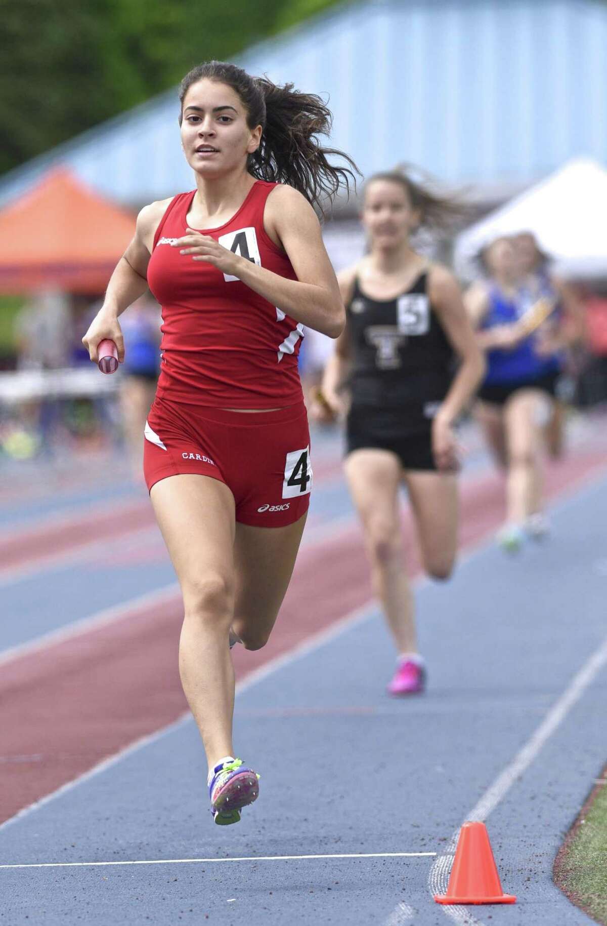 Greenwich’s Emily Philippides is one of the top runners in the state.