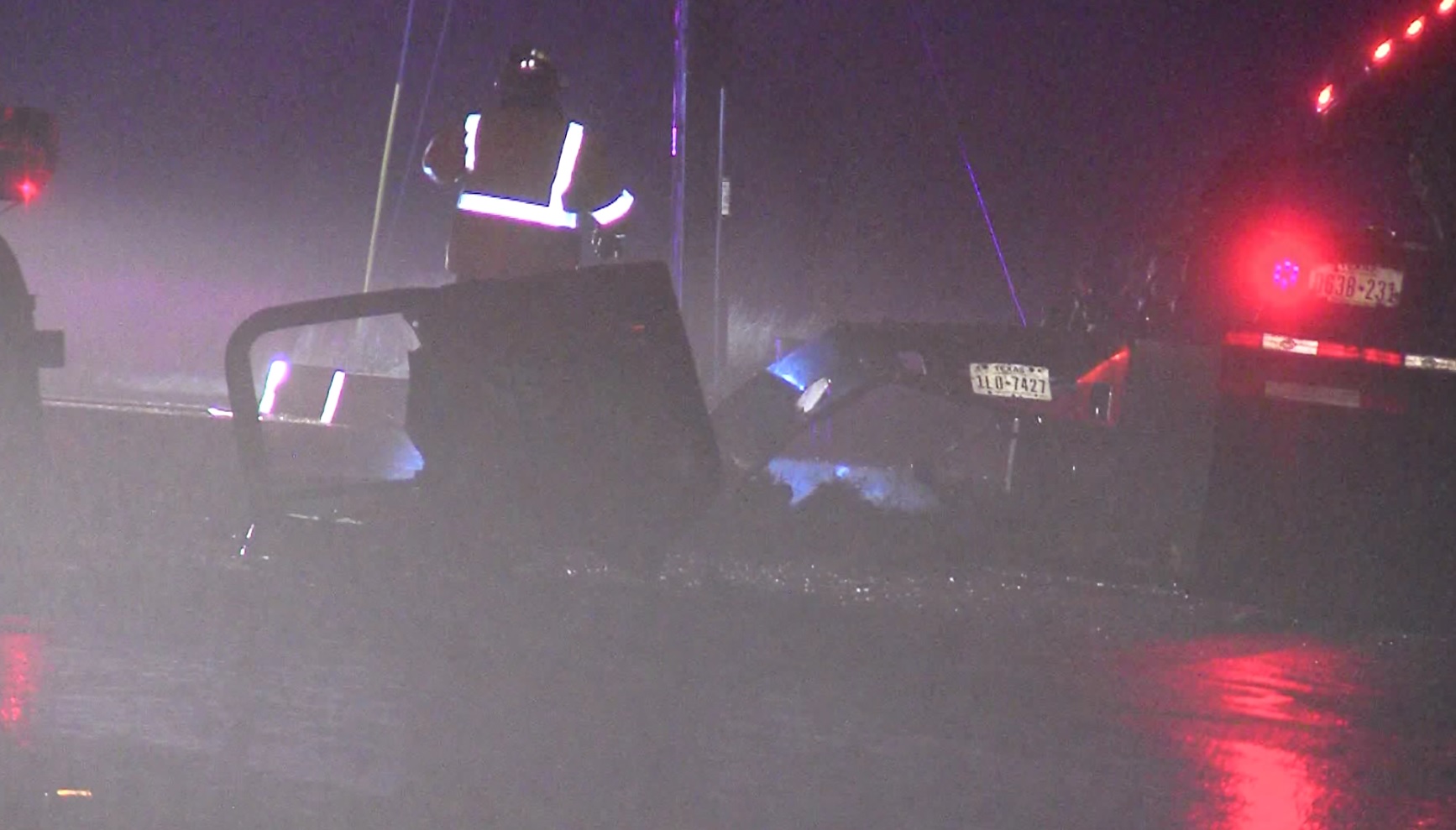 Driver dies following collision between two 18-wheelers on the far ...