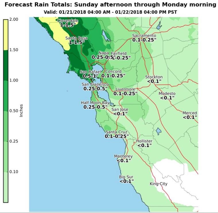 Wet morning commute after Bay Area showers; more rain likely Wednesday