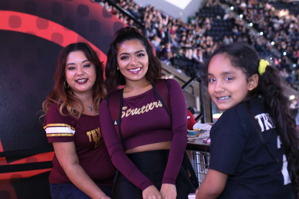 The Spurs may have lost to the Pacers, but fans were all smiles and pride at the AT&T Center on Sunday, Jan. 21, 2017. Fans showed off their Texas State spirit for college night, while Tony Parker showed his support for Dejounte Murray, who took his spot as the starting point guard.