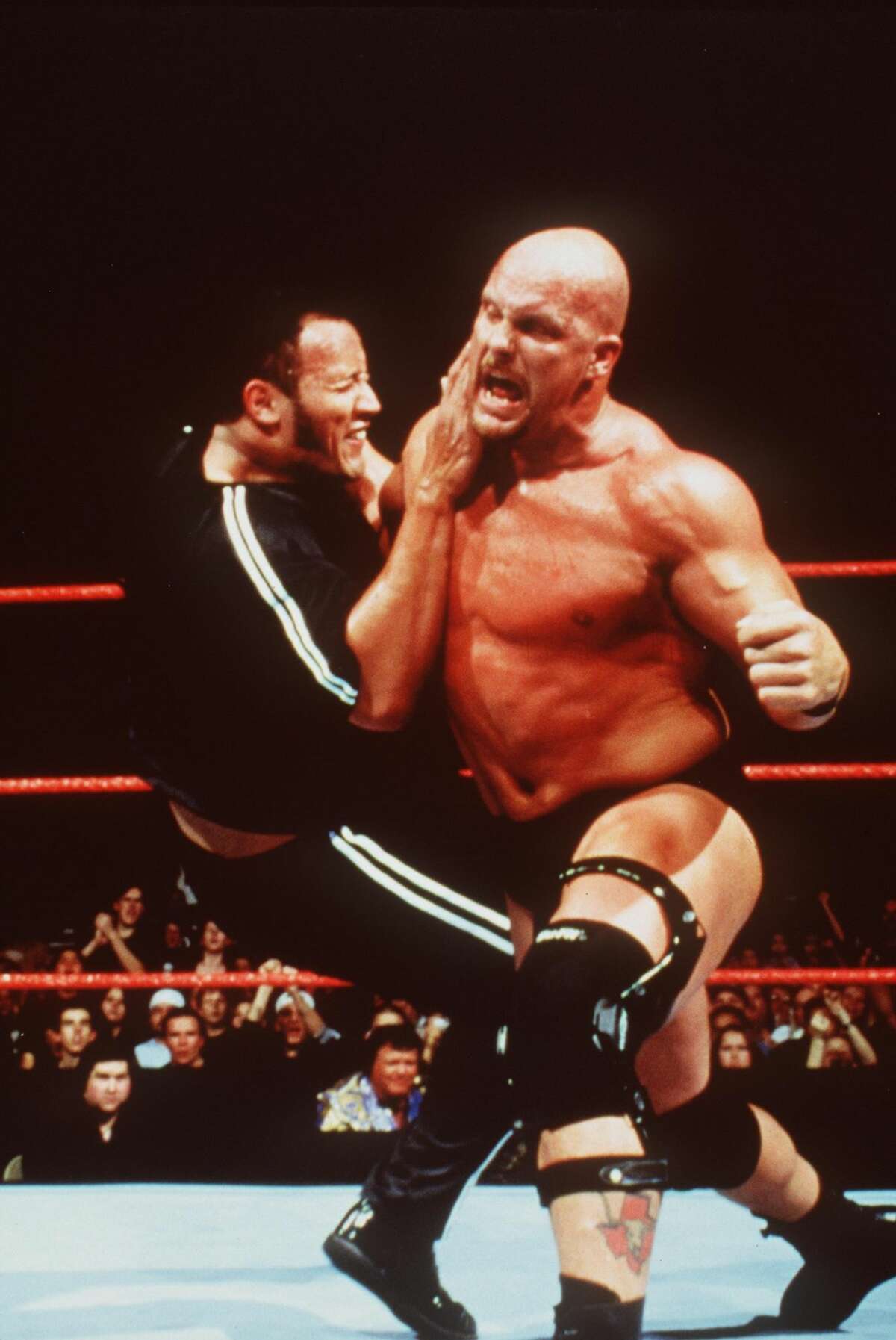 Then: "Stone Cold" Steve Austin in "WWF Smackdown"
