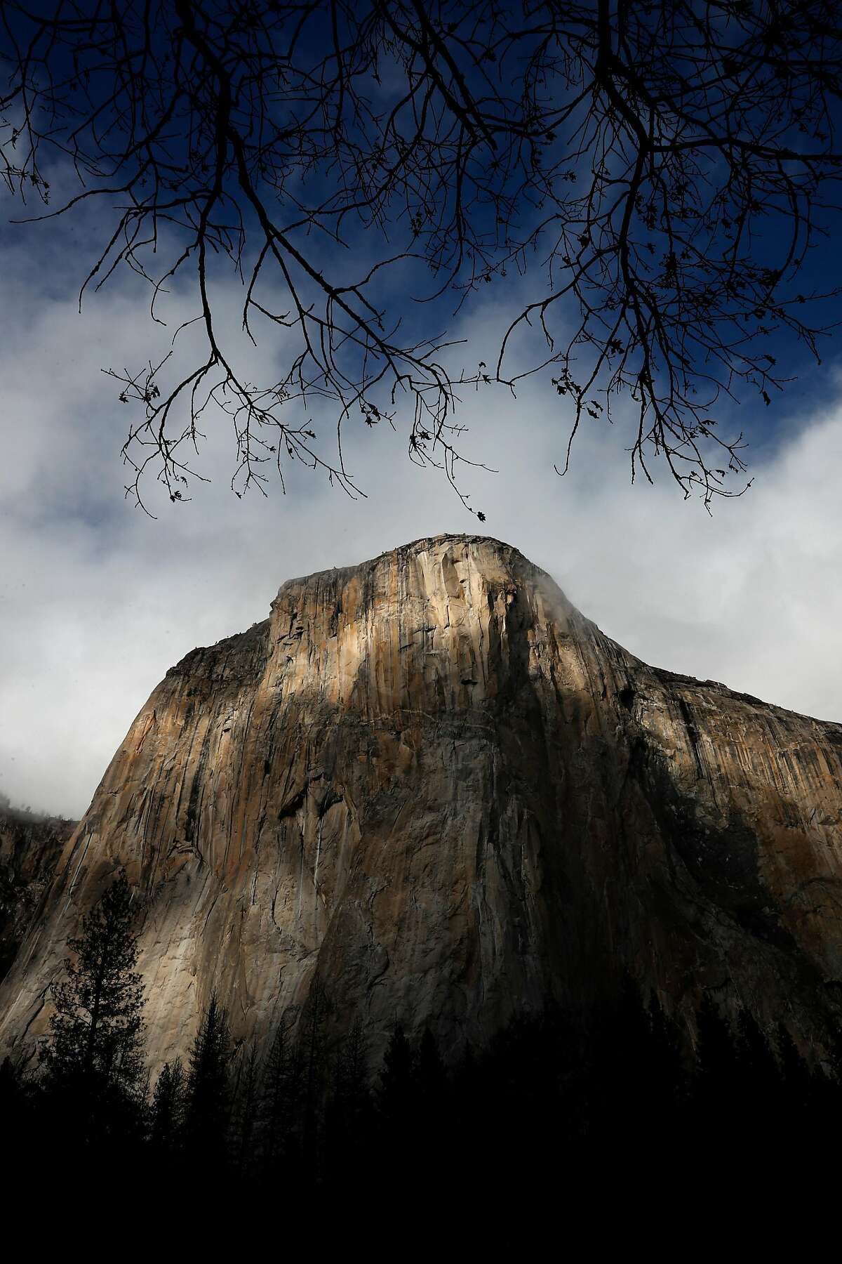 El Capitan in Yosemite National Park, in Yosemite, Calif., on Monday Jan. 22, 2018. The National Park is hoping to return to full staff soon after the US Senate voted to end the Federal government shutdown today.