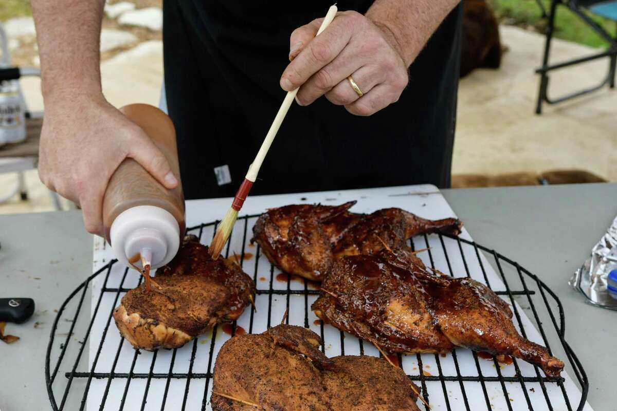 S.A.’s Gentle Giant Of BBQ Hopes To Win At Rodeo Cookoff