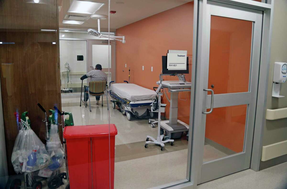 A patient waits in a treatment room at an East Side clinic. Centers for Medicare and Medicaid Services recently released a study that shows national spending on health care increased in 2018 to $3.6 trillion, which comes out to $11,172 per person.
