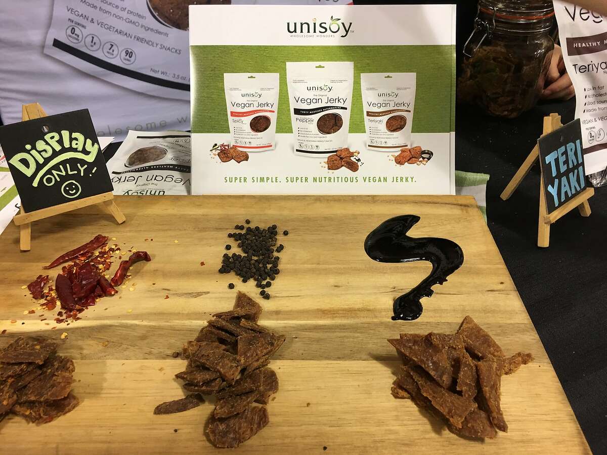 Vegan jerky! Cashew cheese! Plantbased foods are big at the Fancy Food