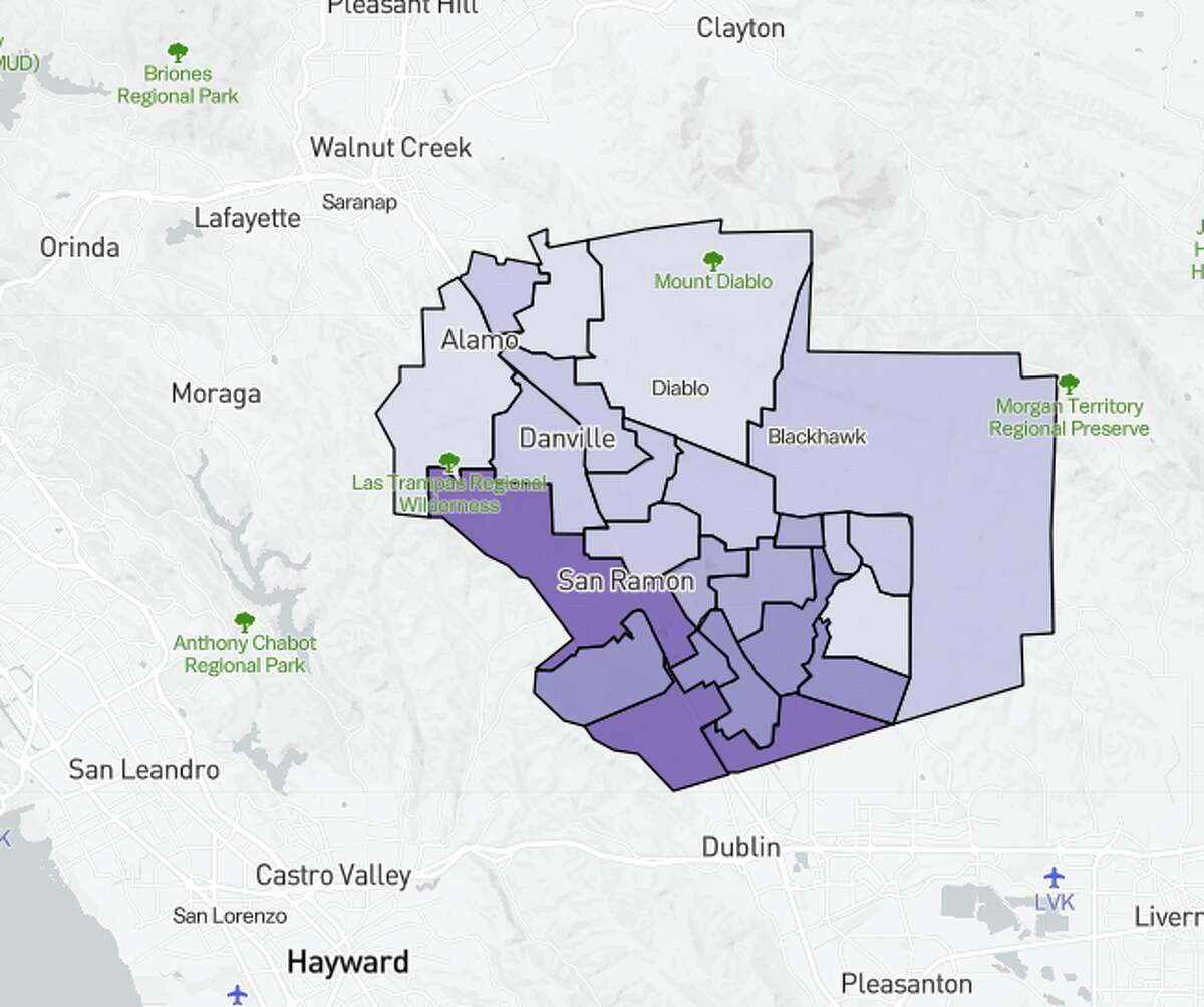 Maps Show The Segregation Within Bay Area School Districts