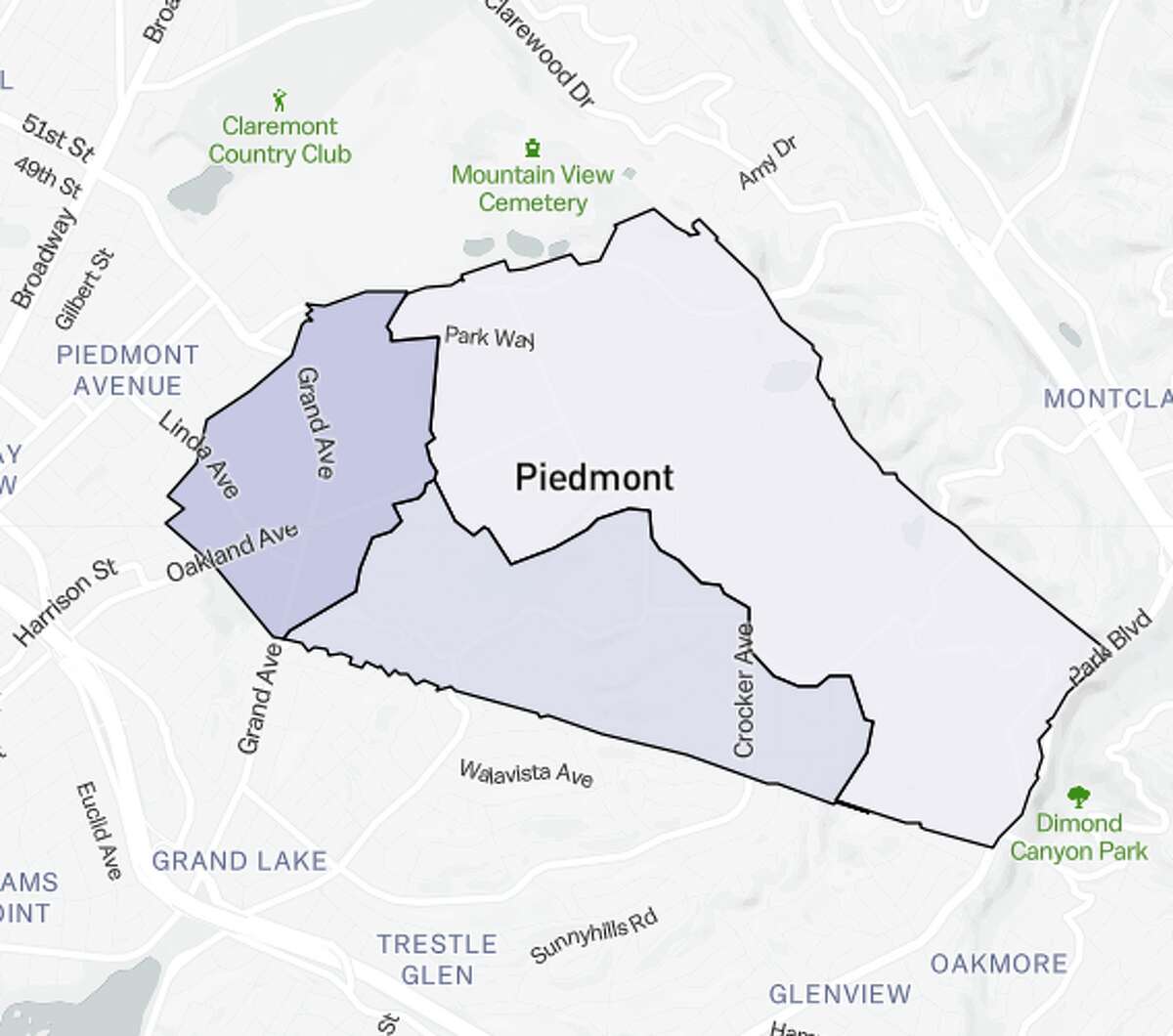Maps show the segregation within Bay Area school districts