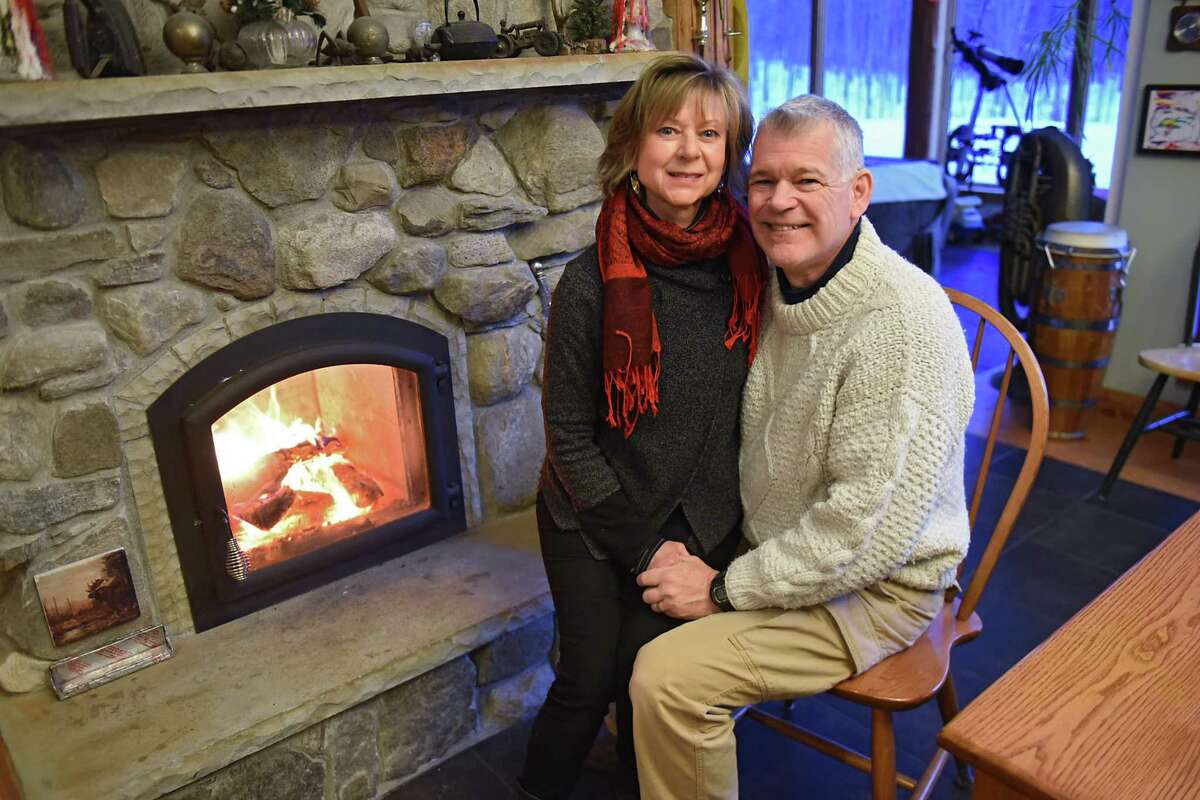Tom & Roberta Stock sit in their home on Tuesday, Jan. 2, 2018 in Greenfield Center, N.Y. (Lori Van Buren / Times Union)