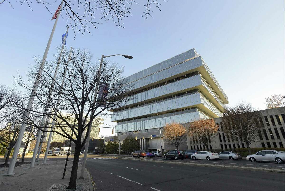 The Purdue Pharma headquarters exterior is photograph on Wednesday, Nov. 29, 2017 in Stamford, Connecticut.
