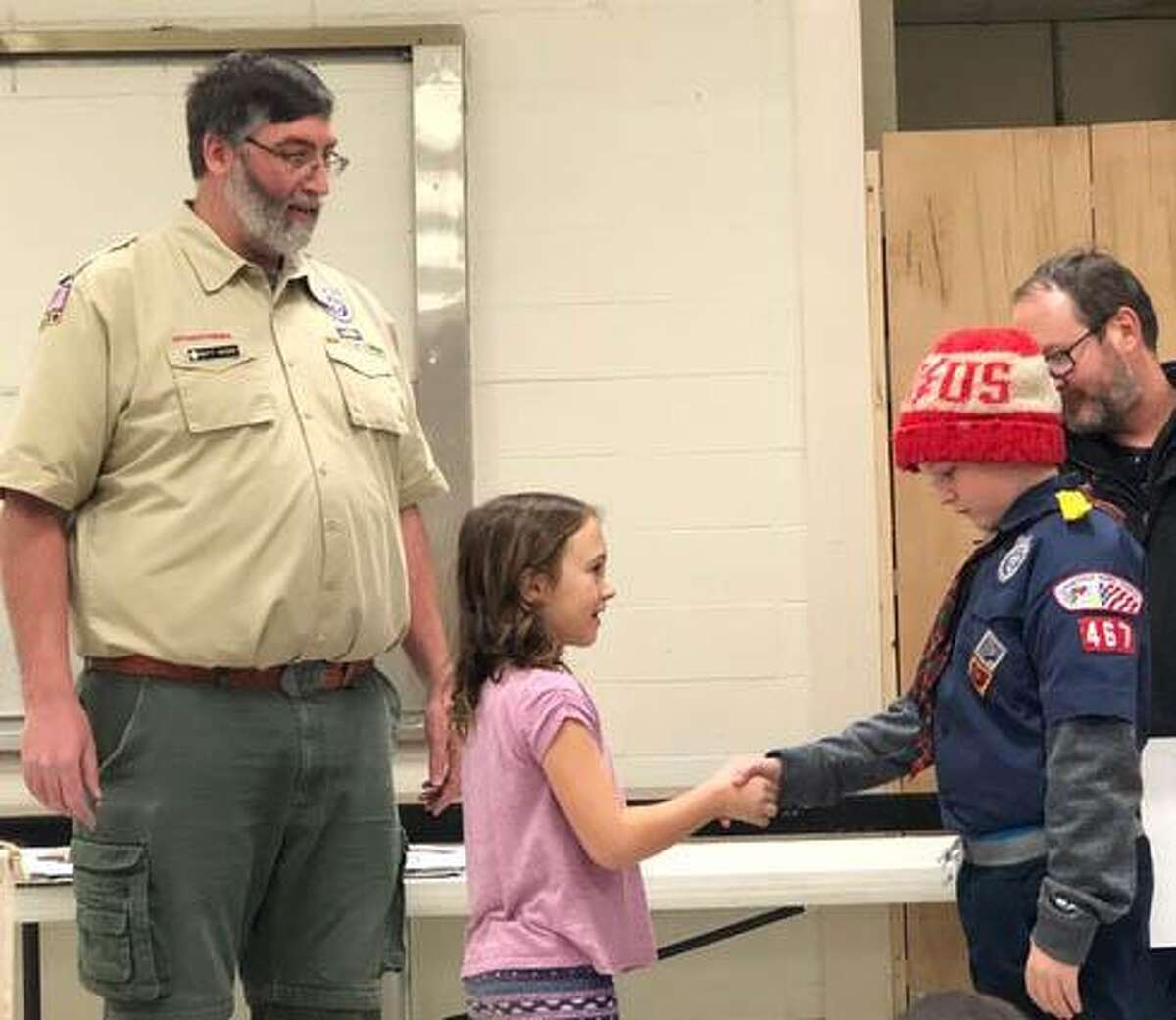 New Milford girl as first Cub Scout