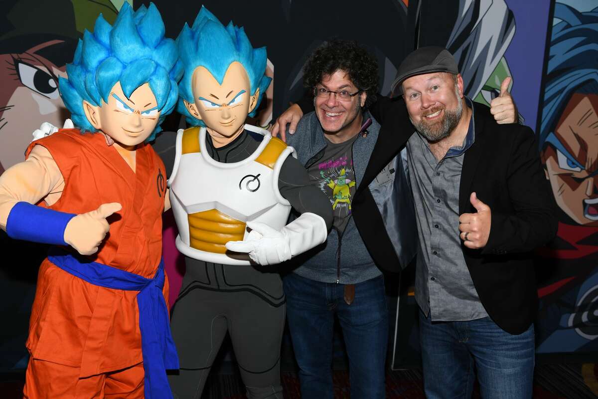 Christopher Sabat: Sabat (far right) is best known as the voice behind Dragon Ball Z's Vegeta and My Hero Academia's All Might.
