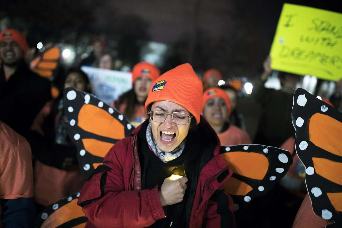 Demonstrators at a rally in support of the Dream Act on Capitol Hill in Washington, Jan. 21, 2018. Democrats had hoped the public would embrace the use of all possible methods, including a government shutdown, to come to the rescue of the young unauthorized immigrants known as the Dreamers. (Tom Brenner/The New York Times)
