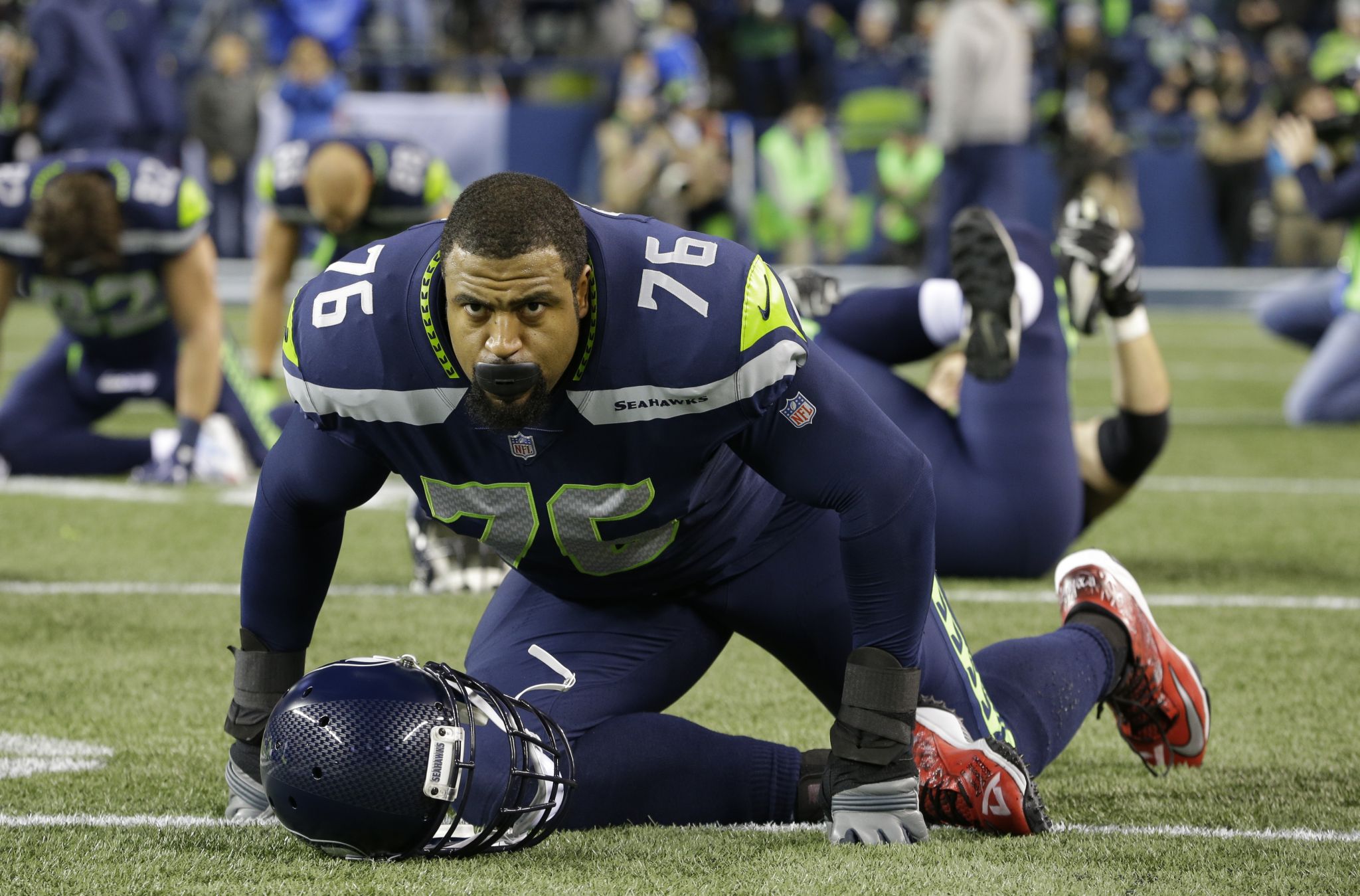 SEAHAWKS: OT Duane Brown says learning must be accelerated on new-look  offensive line