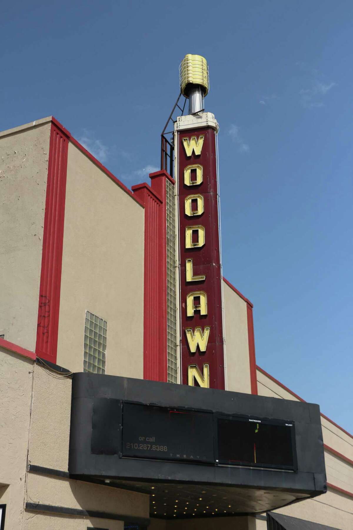 The Woodlawn Theatre is once again for sale