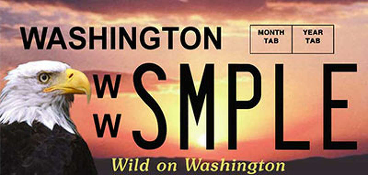 Washington's specialdesign license plates, ranked by popularity