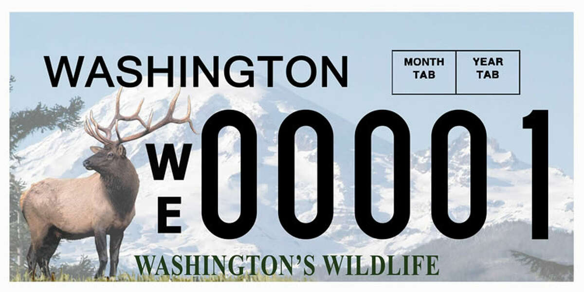 Washington's specialdesign license plates, ranked by popularity