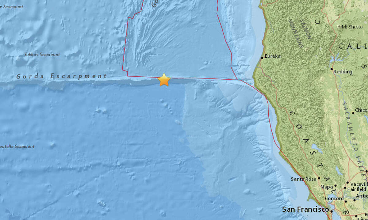 A magnitude 5.8 earthquake struck off the California Coast on January 25, 2018.