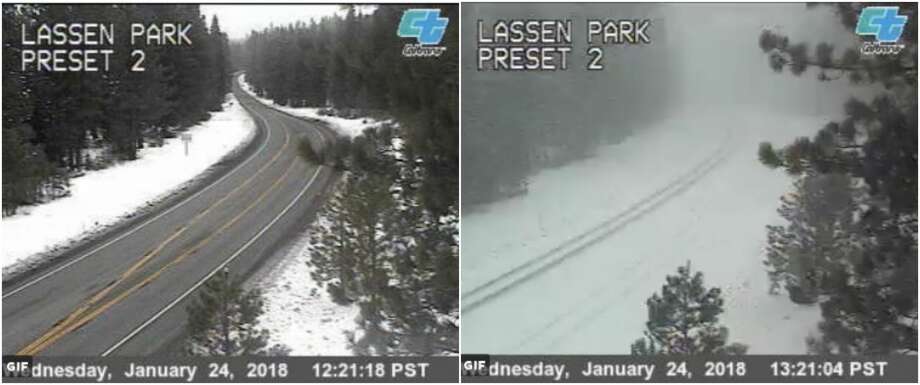 Coldest Storm Of The Season Drops Snow Level To 1500 Feet Closes I 5 In Shasta County Sfgate 5145