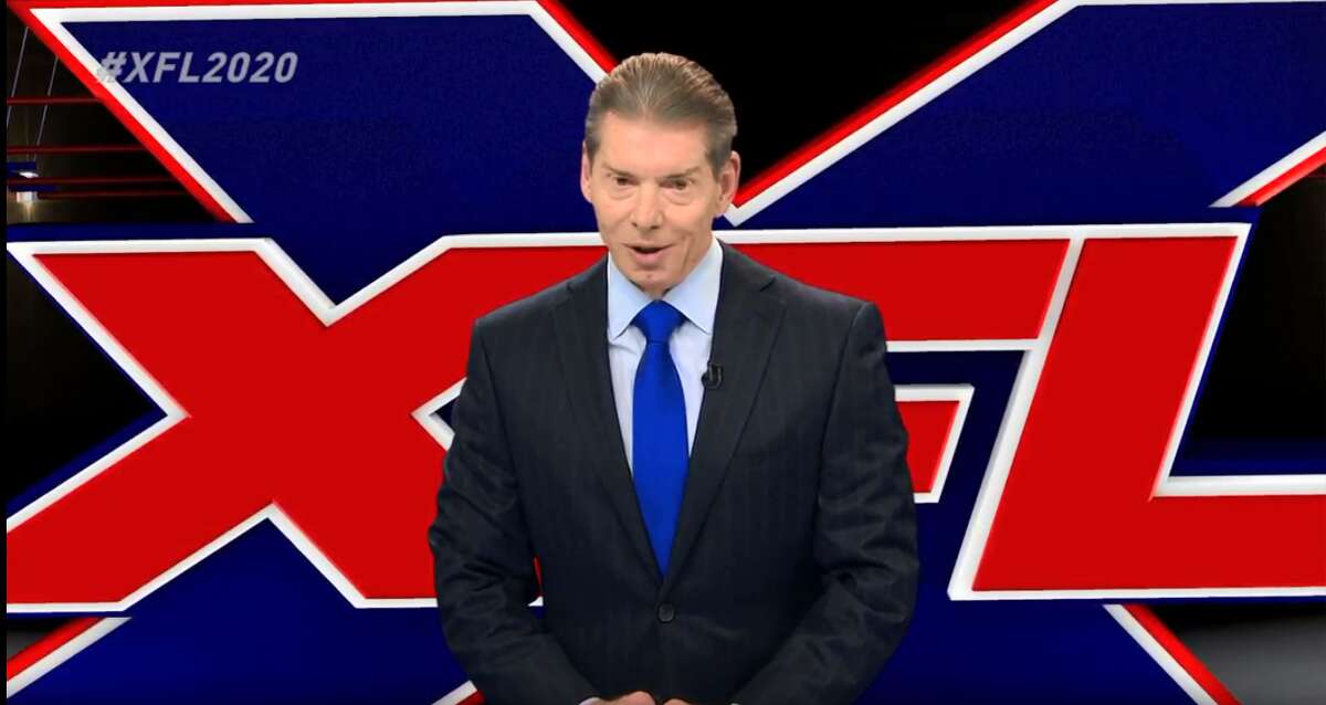 The return of the XFL was made official by Vince McMahon in a press conference Thursday afternoon.