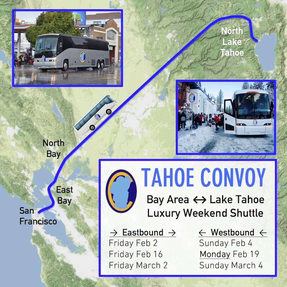 One company wants to use luxury tech buses to shuttle people to Tahoe