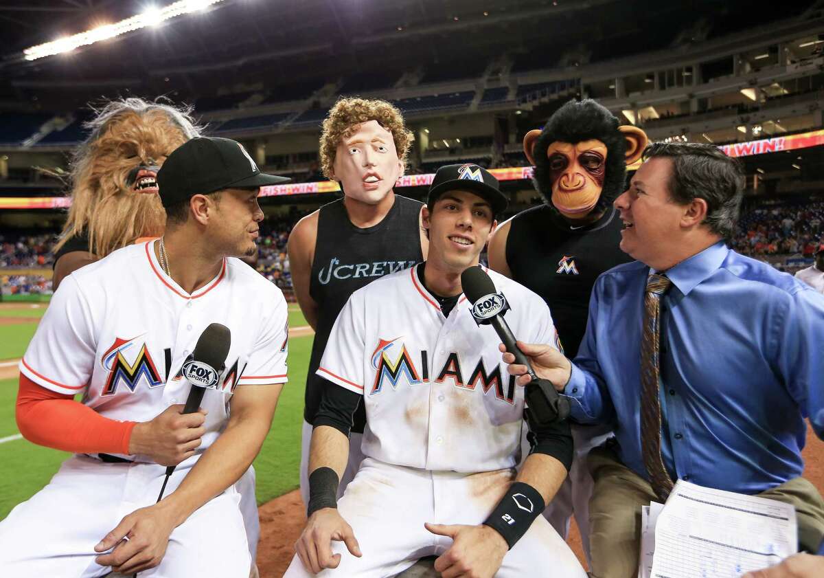 Christian Yelich -- Miami Marlins vs. New York Mets 09/26/2016 