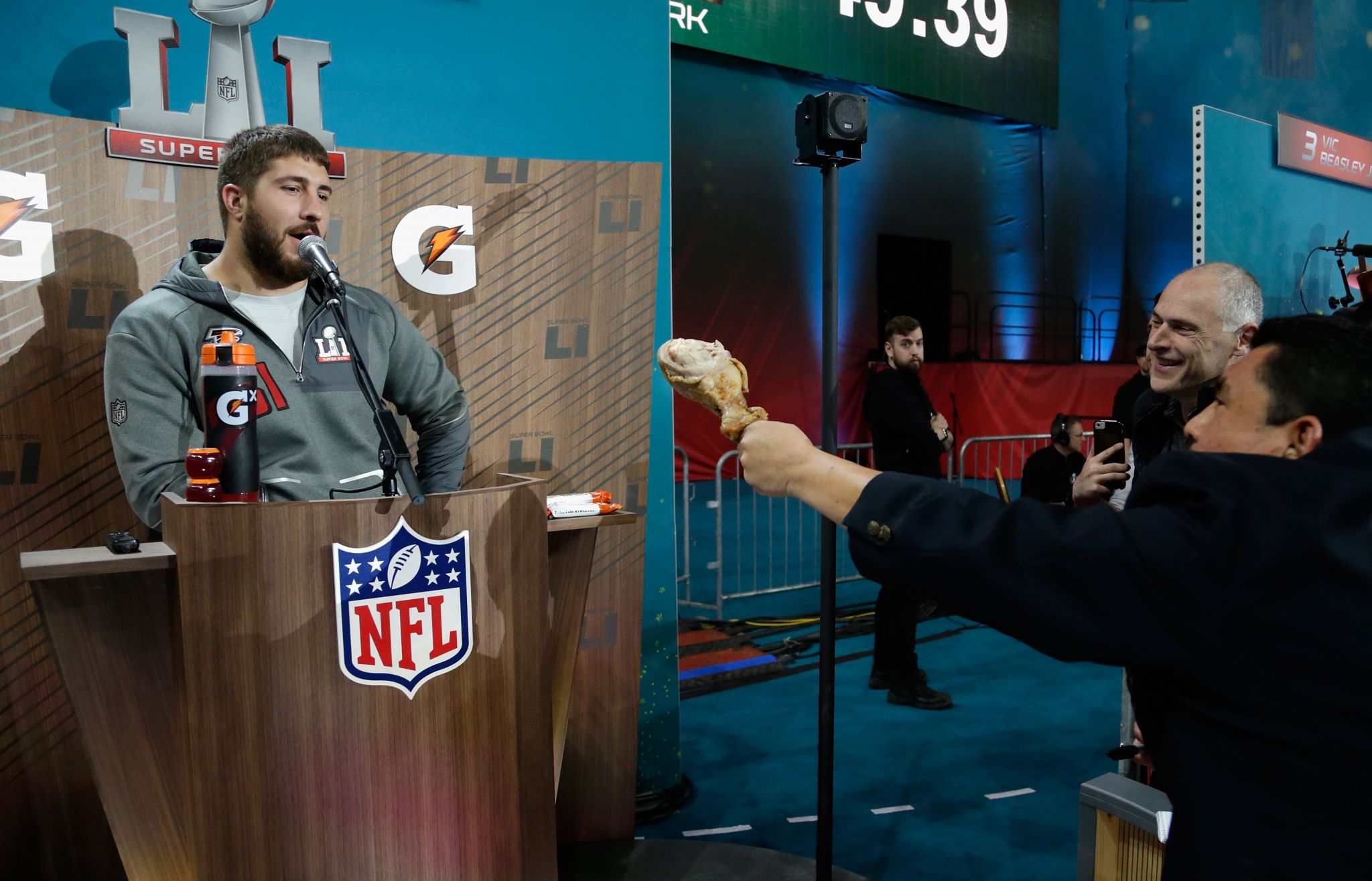 Fun with Super Bowl Media Day