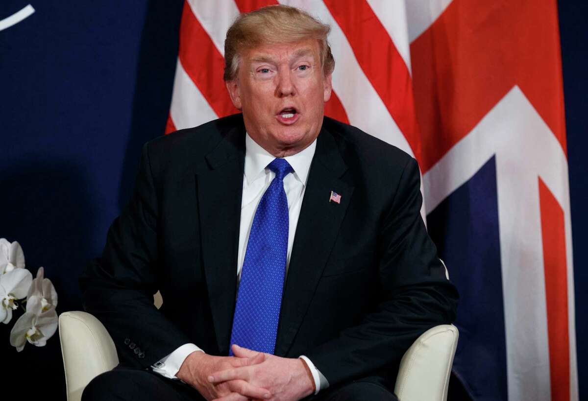 In this Jan. 25, 2018, photo, President Donald Trump speaks at the World Economic Forum in Davos. TrumpÂ?’s loyalists are lashing out against his proposal to give path to citizenship for nearly 2 million Â?“DreamerÂ?” immigrants. (AP Photo/Evan Vucci)