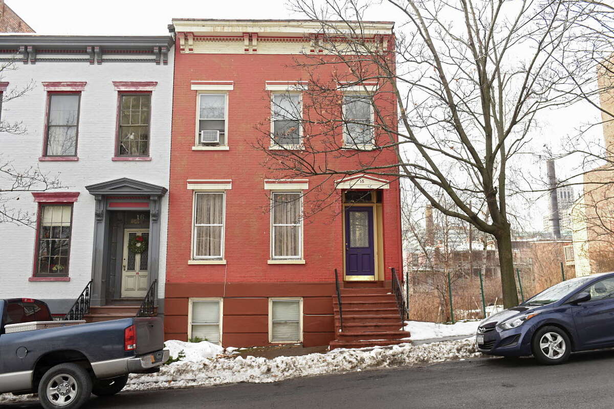 Albany Mayor Kathy Sheehan and her husband, Bob, have purchased this home in Arbor Hill, located at 18 First St. in the Ten Broeck neighborhood on Thursday, Jan. 11, 2018 in Albany, N.Y. (Lori Van Buren/Times Union)