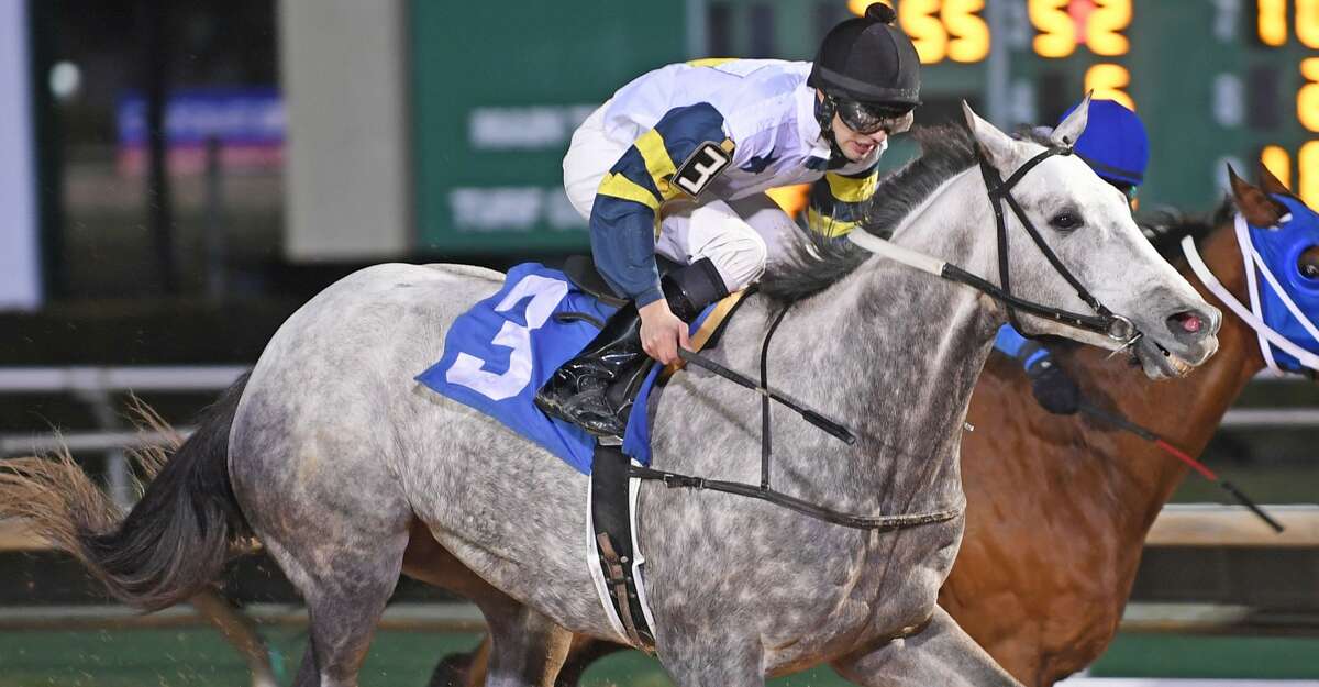 Mav Master only needed the right path to win Saturday night's $50,000 Richard King Stakes at Sam Houston Race Park. 