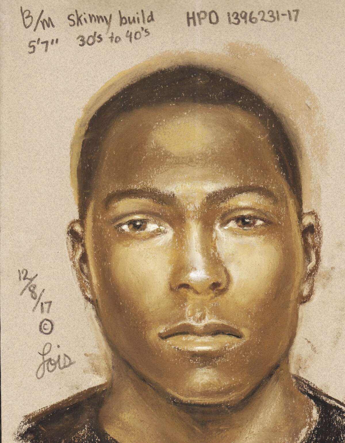 Houston Police have released a sketch of a suspect in the November 5 rape of a woman at a north Houston apartment complex. Around 5 a.m., the man grabbed the victim and forced her into a dark alley at an apartment complex in the 13500 block of Northborough Drive, police said.