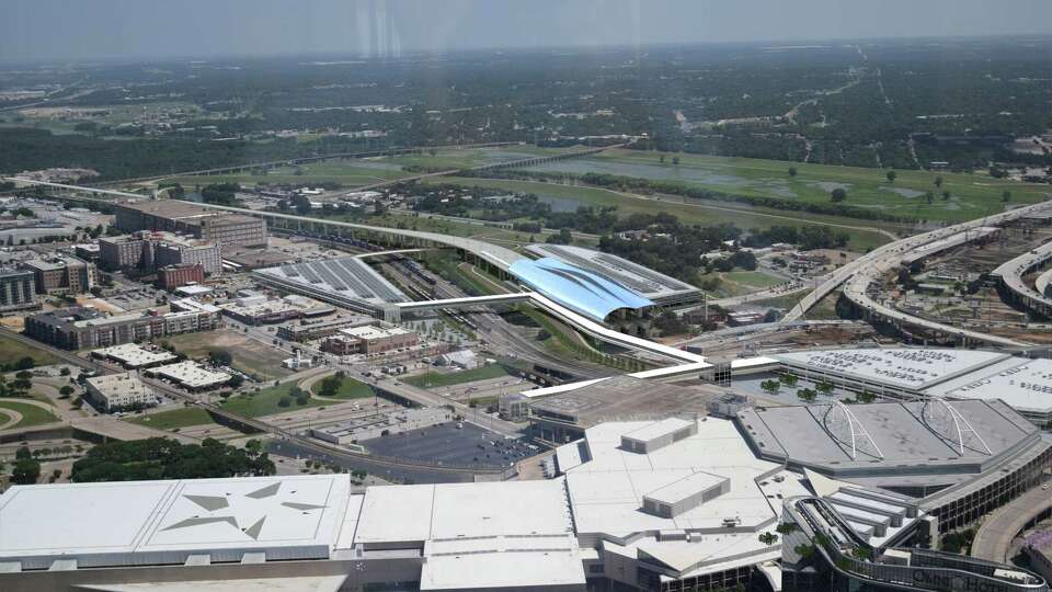 Texas Central released renderings of its proposed Dallas station on Jan. 29, 2018. The station is planned for a vacant tract south of downtown.