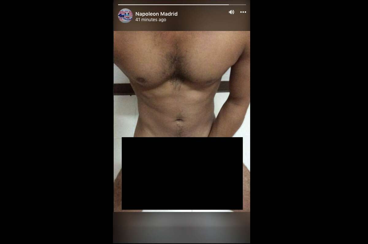 The Facebook page of former San Antonio mayoral candidate Napoleon Madrid, who ran last for the city's top office in 2017, posted a crude image of a nude man at about 3:30 p.m. to the social network's "stories" feature.