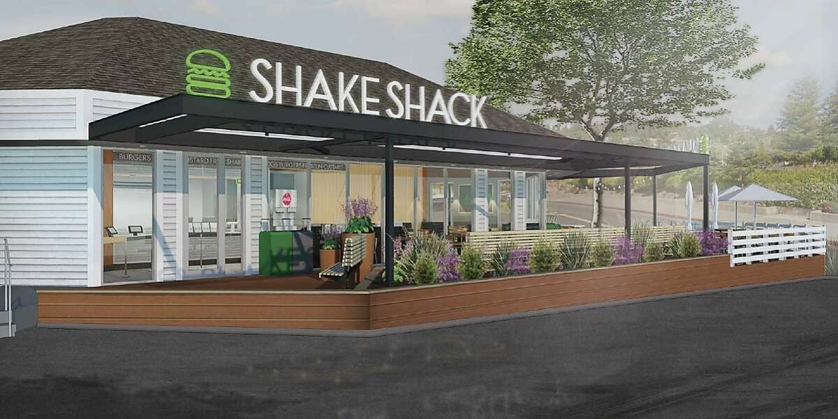 Renderings of the planned Shake Shack opening in Marin.