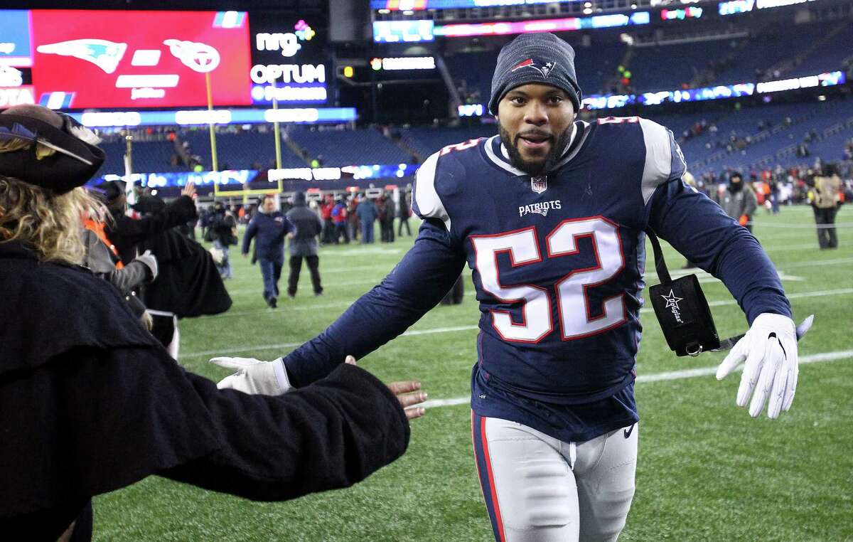 Photos: Titans fans take over Gillette Stadium in AFC playoff game