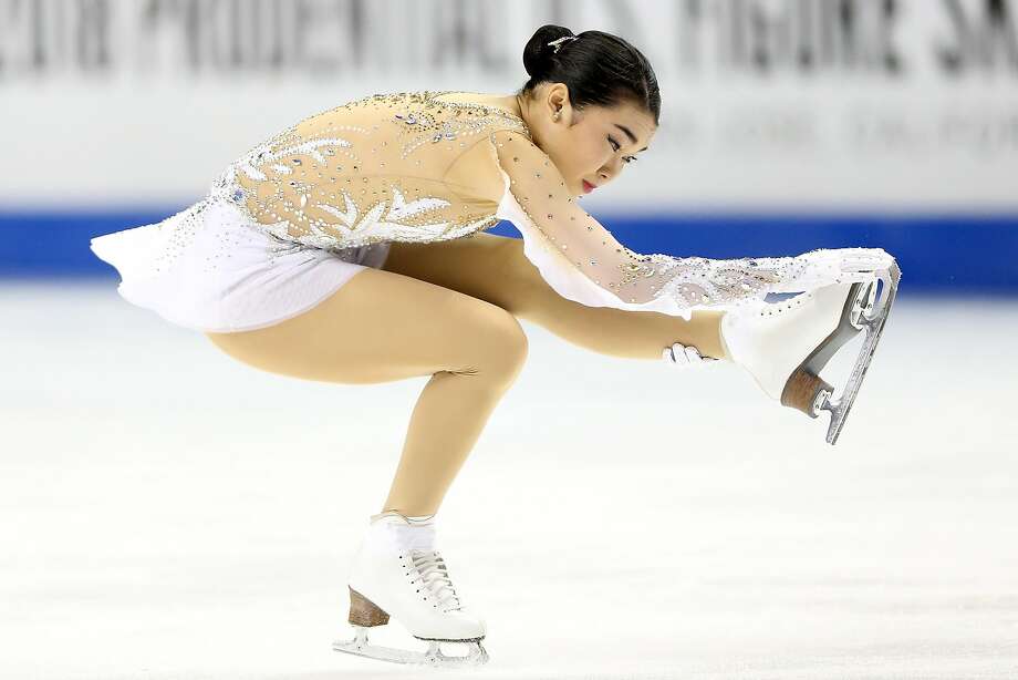 Karen Chen competes in the Ladies Short Program during the 2018 Prudential U.S. Figure Skating Championships at the SAP Center on Jan. 3, 2018. Photo: Matthew Stockman, Getty Images