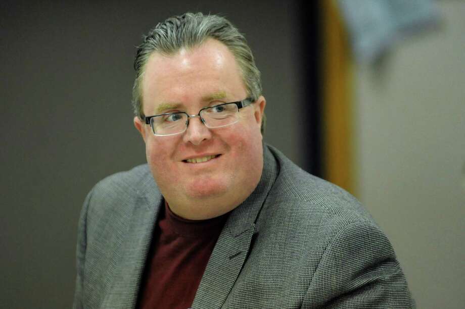 Town Supervisor Kevin Tollisen at the Halfmoon Economic Development Committee on Thursday, Feb. 6, 2014, at Halfmoon Senior Center in Halfmoon, N.Y. (Cindy Schultz / Times Union) Photo: Cindy Schultz / 00025672A