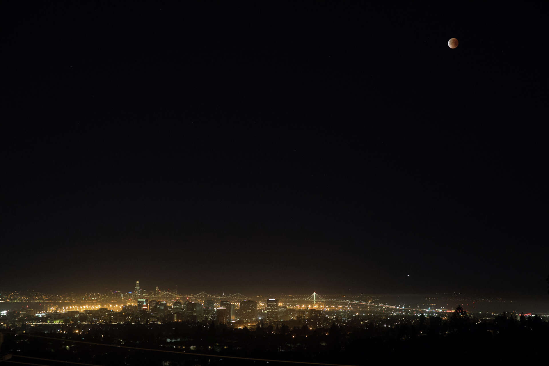 Super blue blood moon brings out Bay Area eclipse fans