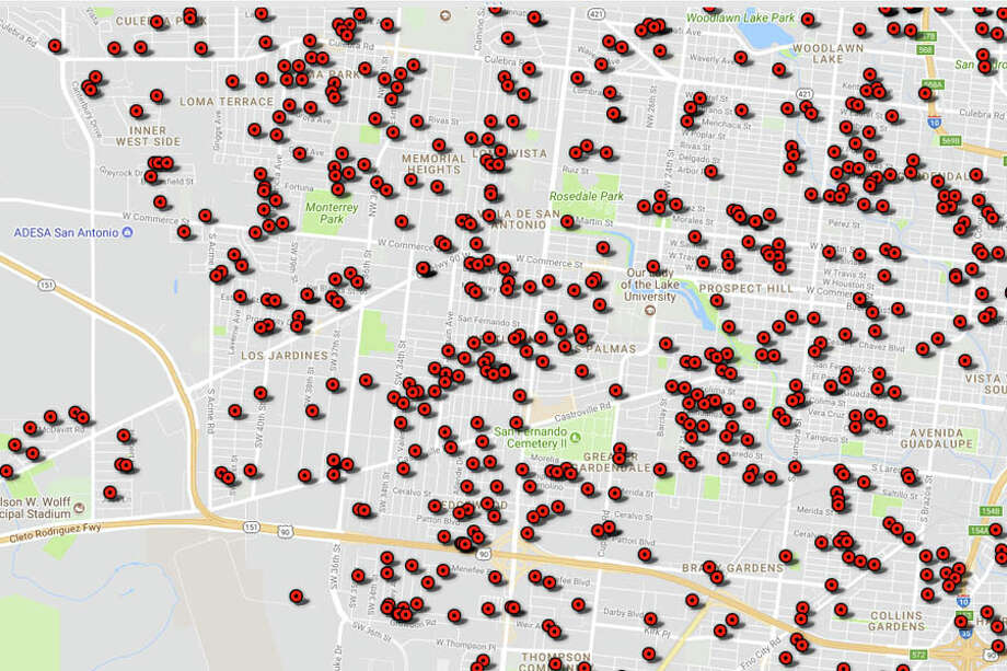 Data 11 San Antonio Zip Codes With The Most Registered