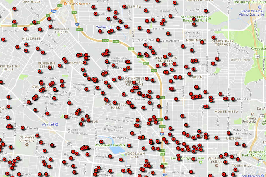 Data 11 San Antonio Zip Codes With The Most Registered