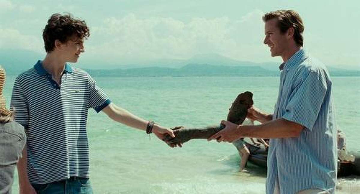 Timothee Chalamet and Armie Hammer in 'Call Me By Your Name'