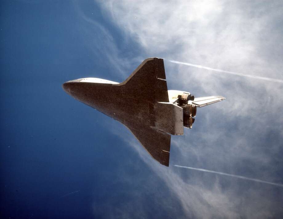 Space shuttle Columbia in second flight. Photo: Time Life Pictures/The LIFE Picture Collection/Getty Images